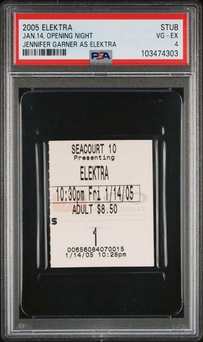 Elektra movie psa ticket stub - movie,